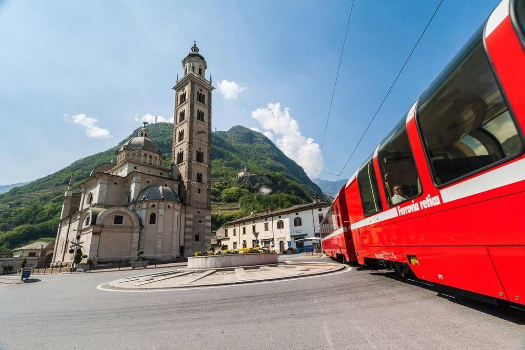 La Fossola - Vicino Al Bernina Express Lejlighed Tirano Eksteriør billede